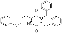 N-苄氧羰基-D-色氨酸苄酯分子结构 (CAS 126496-81-9)