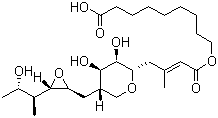 莫匹罗星分子结构 (CAS 12650-69-0)