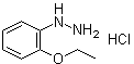 2-乙氧基苯基肼盐酸盐分子结构 (CAS 126580-49-2)