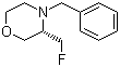 (3S)-3-(氟甲基)-4-苄基吗啉分子结构 (CAS 1266238-75-8)