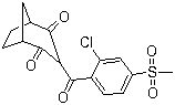 3-[2-Chloro-4-(methylsulfonyl)benzoyl]bicyclo[3.2.1]octane-2,4-dione molecular structure (CAS 126656-88-0)