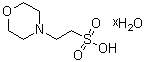 4-Morpholineethanesulfonic acid hydrate (1:?) molecular structure (CAS 1266615-59-1)