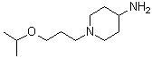 1-[3-(1-甲基乙氧基)丙基]-4-哌啶胺分子结构 (CAS 1267023-72-2)