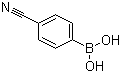 4-Cyanophenylboronic acid molecular structure (CAS 126747-14-6)