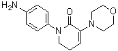 1-(4-Aminophenyl)-5,6-dihydro-3-(4-morpholinyl)-2(1H)-pyridinone molecular structure (CAS 1267610-26-3)