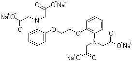 N,N'-[1,2-Ethanediylbis(oxy-2,1-phenylene)]bis[N-(carboxymethyl)glycine sodium salt molecular structure (CAS 126824-24-6)