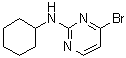 4-Bromo-N-cyclohexyl-2-pyrimidinamine molecular structure (CAS 1269292-88-7)
