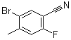 5-Bromo-2-fluoro-4-methylbenzonitrile molecular structure (CAS 1269493-45-9)