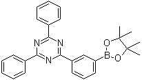 2,4-Diphenyl-6-[3-(4,4,5,5-tetramethyl-1,3,2-dioxaborolan-2-yl)phenyl]-1,3,5-triazine molecular structure (CAS 1269508-31-7)