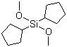 Dicyclopentyldimethoxysilane molecular structure (CAS 126990-35-0)