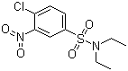 4-氯-N,N-二乙基-3-硝基苯磺酰胺分子结构 (CAS 127-53-7)