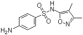 Sulfisoxazole molecular structure (CAS 127-69-5)