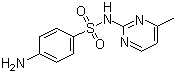 磺胺甲基嘧啶分子结构 (CAS 127-79-7)