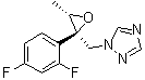 (2R,3S)-2-(2,4-二氟苯基)-3-甲基-[(1H-1,2,4-三氮唑-1-基)甲基]环氧乙烷分子结构 (CAS 127000-90-2)
