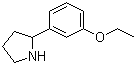 2-(3-乙氧基苯基)吡咯烷分子结构 (CAS 1270491-62-7)