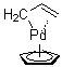 烯丙基(eta5-环戊二烯基)钯分子结构 (CAS 1271-03-0)