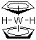 双(环戊二烯基)二氢化钨分子结构 (CAS 1271-33-6)