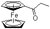 (乙基)(二茂铁基)甲酮分子结构 (CAS 1271-79-0)
