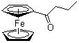丁酰基二茂铁分子结构 (CAS 1271-94-9)