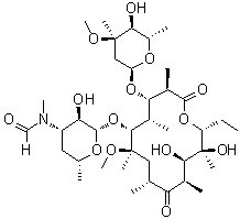 3"-N-Demethyl-3"-N-formylclarithromycin molecular structure (CAS 127140-69-6)