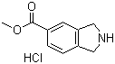 异吲哚啉-5-羧酸甲酯盐酸盐分子结构 (CAS 127168-93-8)