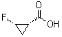 (1S,2S)-2-氟环丙烷羧酸分子结构 (CAS 127199-14-8)