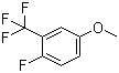 3-三氟甲基-4-氟苯甲醚分子结构 (CAS 127271-65-2)