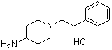 4-氨基-1-(2-苯基乙基)哌啶盐酸盐分子结构 (CAS 127285-07-8)