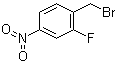 1-溴甲基-2-氟-4-硝基苯分子结构 (CAS 127349-56-8)