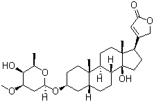 夹竹桃苷分子结构 (CAS 12738-19-1)