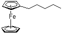戊基二茂铁分子结构 (CAS 1274-00-6)