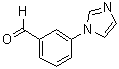 3-(1H-咪唑-1-基)苯甲醛分子结构 (CAS 127404-22-2)