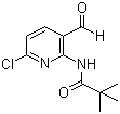 N-(6-氯-3-甲酰基吡啶-2-基)三甲基乙酰胺分子结构 (CAS 127446-34-8)