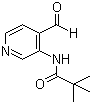 N-(4-甲酰基吡啶-3-基)-2,2-二甲基丙酰胺分子结构 (CAS 127446-35-9)