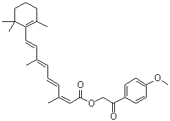 异维甲酸阿尼沙酯分子结构 (CAS 127471-94-7)