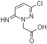 6-Chloro-3-imino-2,3-dihydropyridazine-2-acetic acid molecular structure (CAS 127566-18-1)