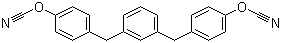 4,4'-[1,3-Phenylenebis(1-methyl-ethylidene)]bisphenyl cyanate molecular structure (CAS 127667-44-1)