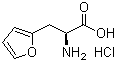 L-2-呋喃基丙氨酸盐酸盐分子结构 (CAS 127682-08-0)