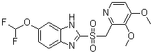 泮托拉唑砜分子结构 (CAS 127780-16-9)
