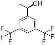 (R)-1-[3,5-二(三氟甲基)苯基]乙醇分子结构 (CAS 127852-28-2)