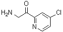 2-氨基-1-(4-氯-2-吡啶基)乙酮分子结构 (CAS 1278596-14-7)
