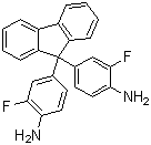9,9-双(3-氟-4-氨基苯基)芴分子结构 (CAS 127926-65-2)