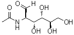 2-(乙酰氨基)-2-脱氧-D-葡萄糖(碳-13标记)分子结构 (CAS 127959-06-2)