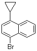 1-环丙基-4-溴萘分子结构 (CAS 127971-24-8)