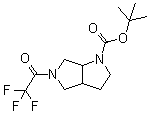 Hexahydro-5-(2,2,2-trifluoroacetyl)-pyrrolo[3,4-b]pyrrole-1(2H)-carboxylic acid 1,1-dimethylethyl ester molecular structure (CAS 1279815-99-4)