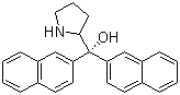 (S)-(-)-alpha,alpha-二(2-萘基)-2-吡咯烷甲醇分子结构 (CAS 127986-84-9)