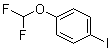 1-(二氟甲氧基)-4-碘苯分子结构 (CAS 128140-82-9)