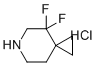 4,4-Difluoro-6-azaspiro[2.5]octane hydrochloride molecular structure (CAS 1282532-00-6)