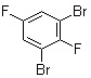 1,3-二溴-2,5-二氟苯分子结构 (CAS 128259-68-7)
