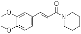 (2E)-3-(3,4-二甲氧基苯基)-1-(1-哌啶基)-2-丙烯-1-酮分子结构 (CAS 128261-84-7)